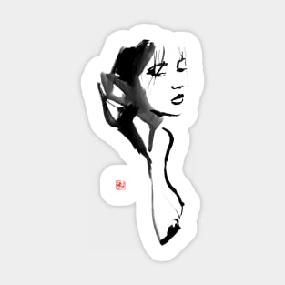 chinese nude Sticker